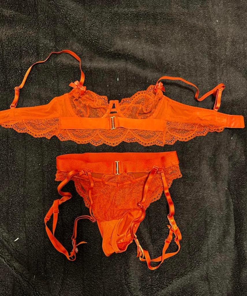 Hunkemöller oranje set, Ophalen of Verzenden, Oranje