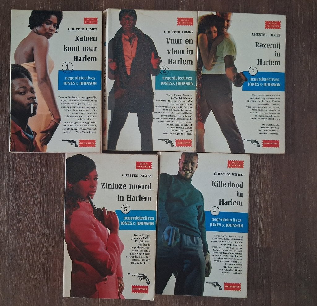 5x Chester Himes - misdaad in Harlem - Born, Ophalen of Verzenden, Gelezen
