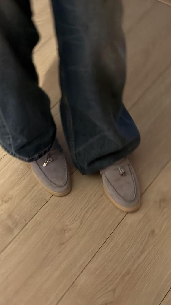 Instappers, Kleding | Dames, Schoenen, Blauw, Instappers, Ophalen of Verzenden, Zo goed als nieuw