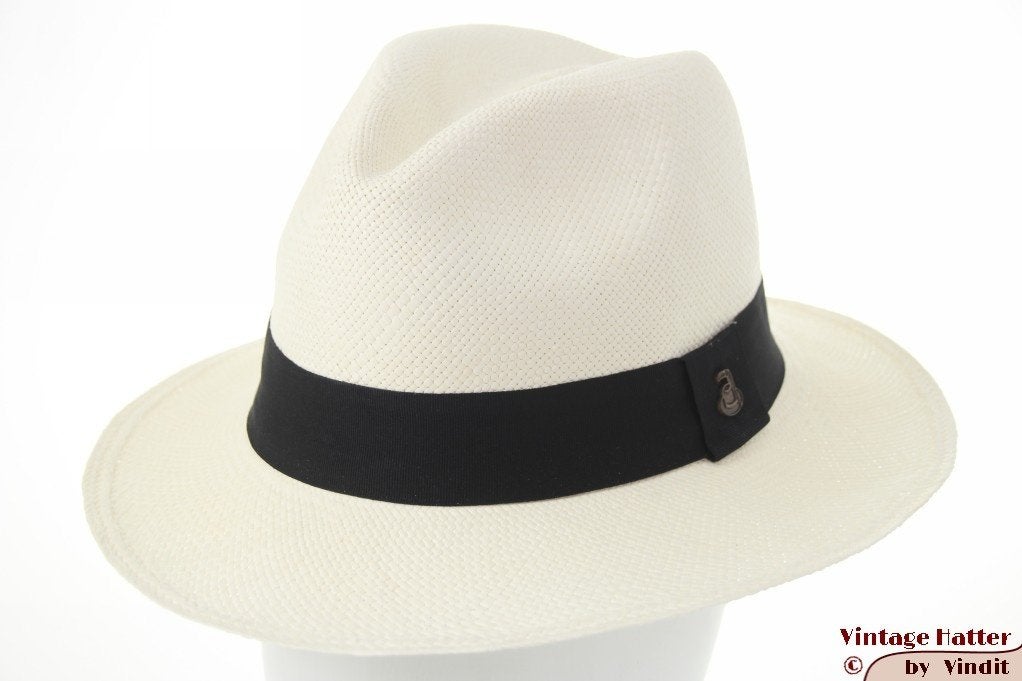 Echte panamahoed Ecua-Andino wit palmriet 55-56 en 57-58 new