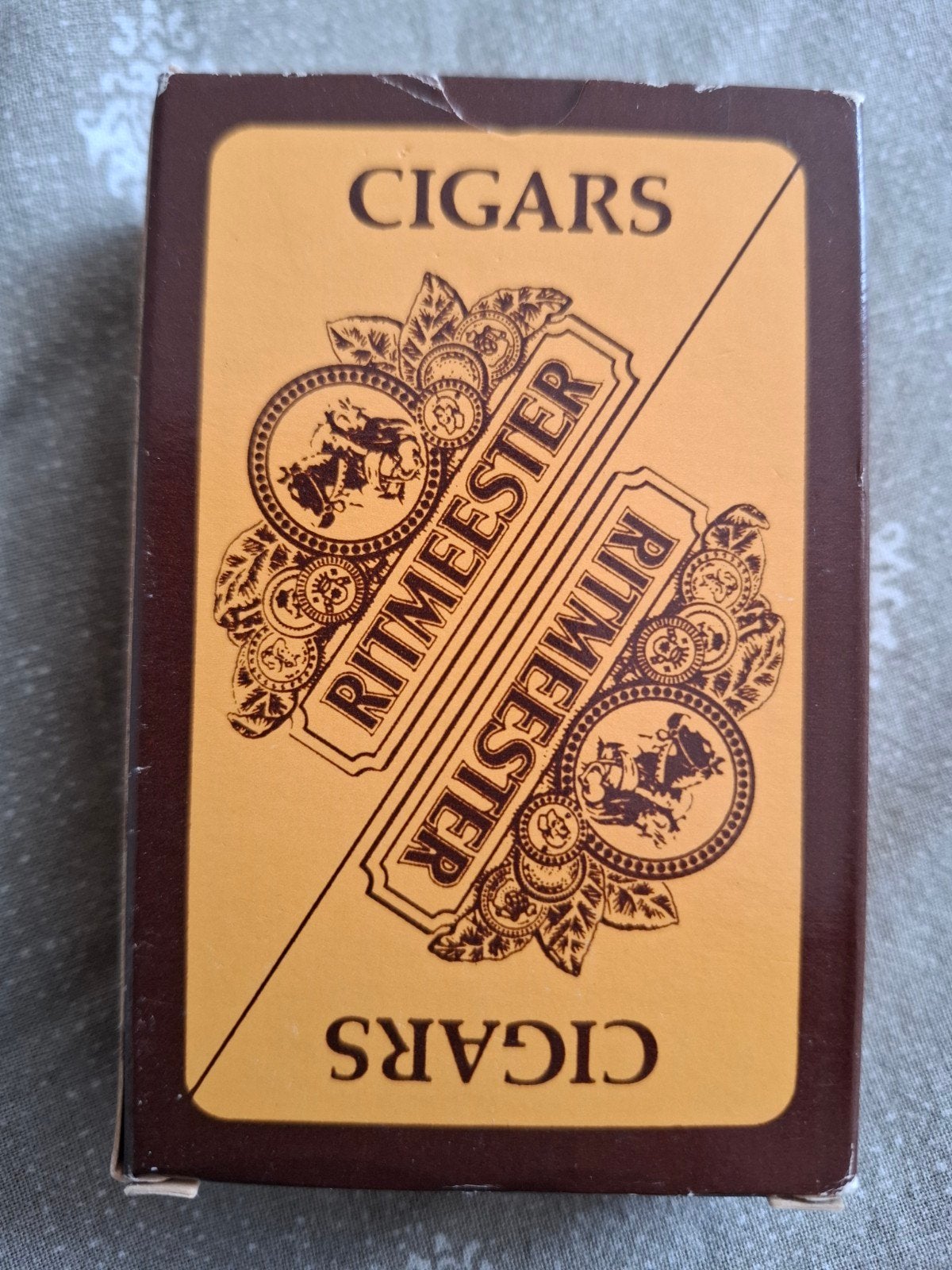 Vintage Ritmeester Sigaren Speelkaarten, Verzamelen, Ophalen of Verzenden, Gebruikt, Speelkaart(en)