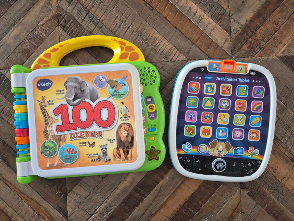 Vtech activiteitenboekje en tablet, Kinderen en Baby's, Speelgoed | Vtech, Ophalen of Verzenden, Gebruikt