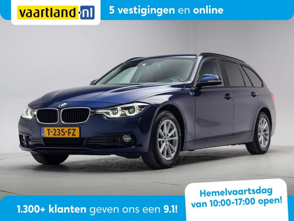 BMW 3 Serie Touring 318d Business [ Navi PDC Clima Cruise LE, Auto's, 136 pk, 4 cilinders, Blauw, Automatische klimaatregeling