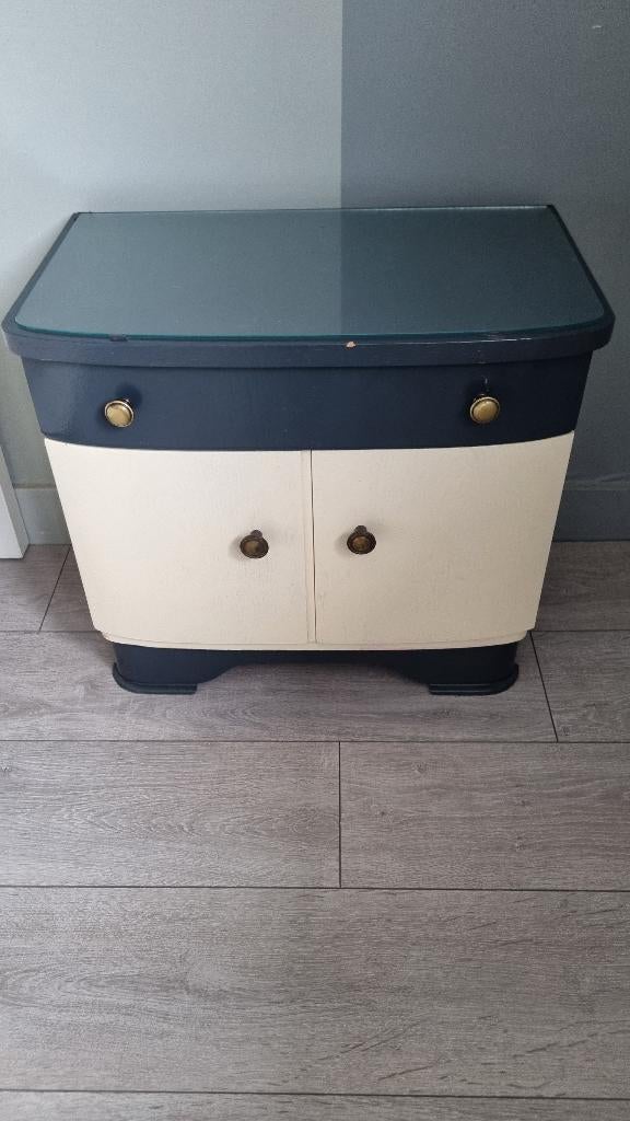 kaptafel en 2 kastjes, Ophalen, Gebruikt, 50 tot 100 cm, Minder dan 100 cm