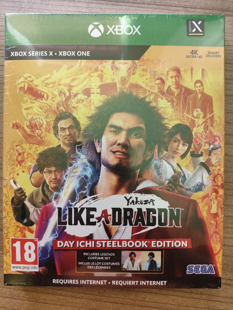 Yakuza Like A Dragon – Day Ichi Steelbook (Nieuw in seal), Avontuur en Actie, Vanaf 18 jaar, Verzenden, 1 speler