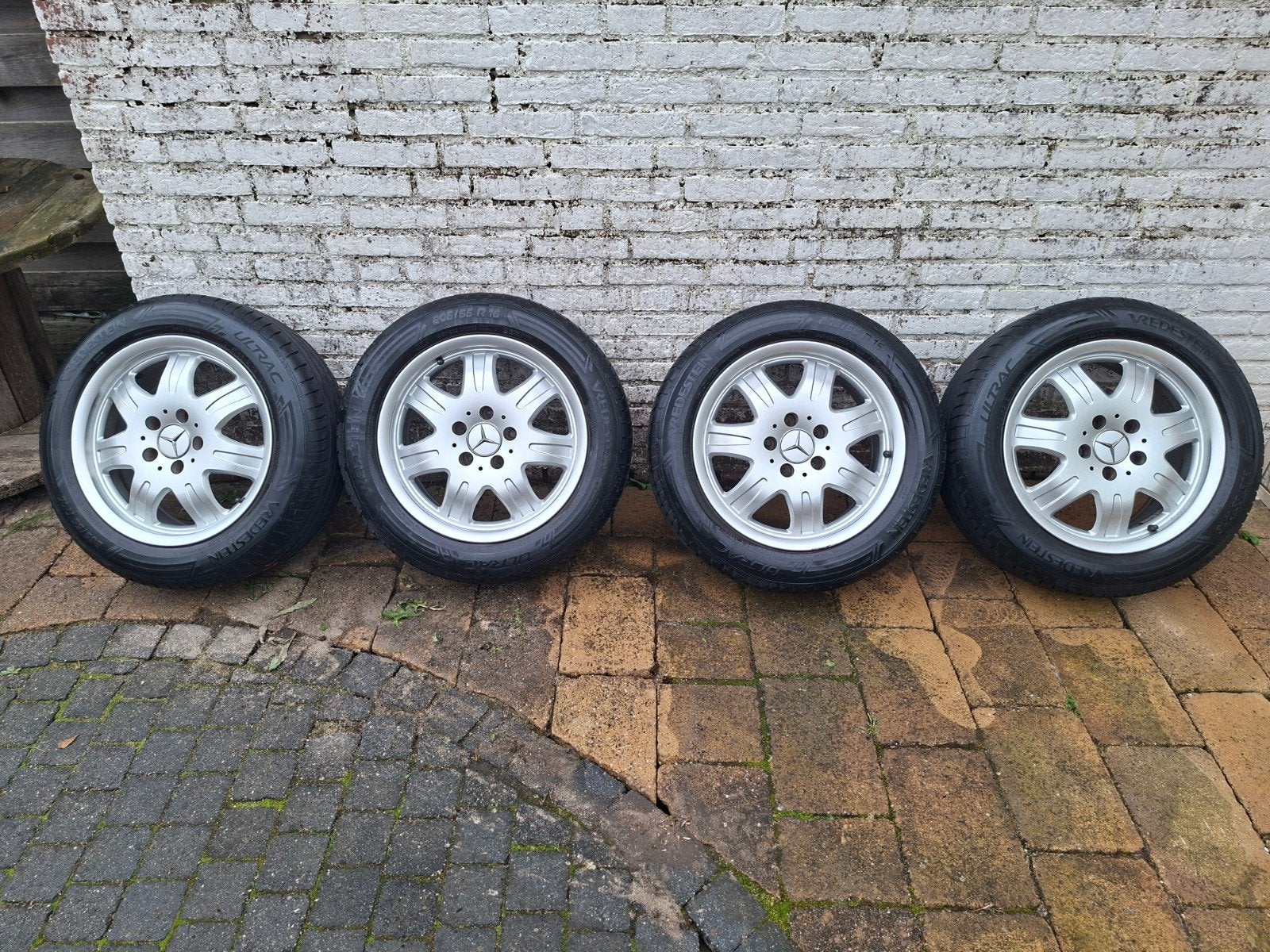 Mercedes-Benz SLK R171 velgen, 7J×16 ET34 5×112, naaf 66.6mm, Auto-onderdelen, Ophalen, Gebruikt, 16 inch, Banden en Velgen
