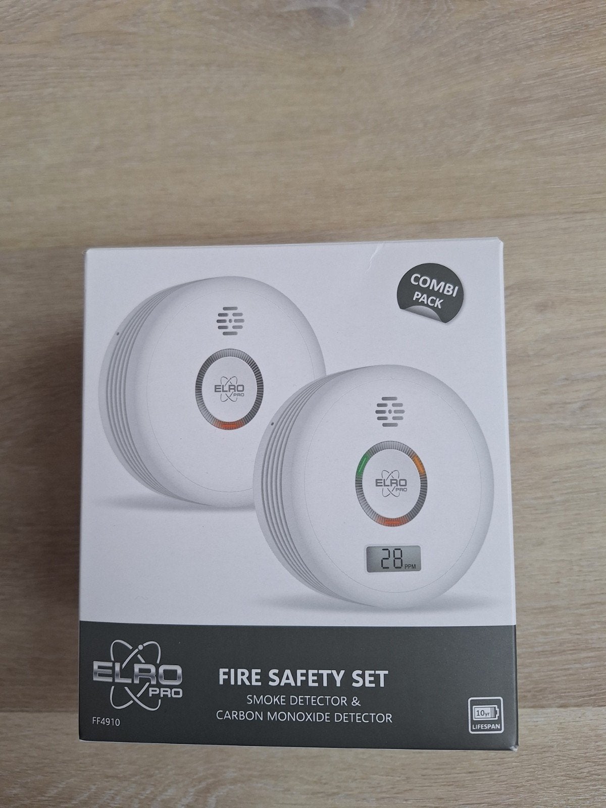 Elro Pro Fire Safety Set - Rook- en Koolmonoxidemelder, Ophalen of Verzenden, Nieuw, Detector, Sensor of Melder, Rook
