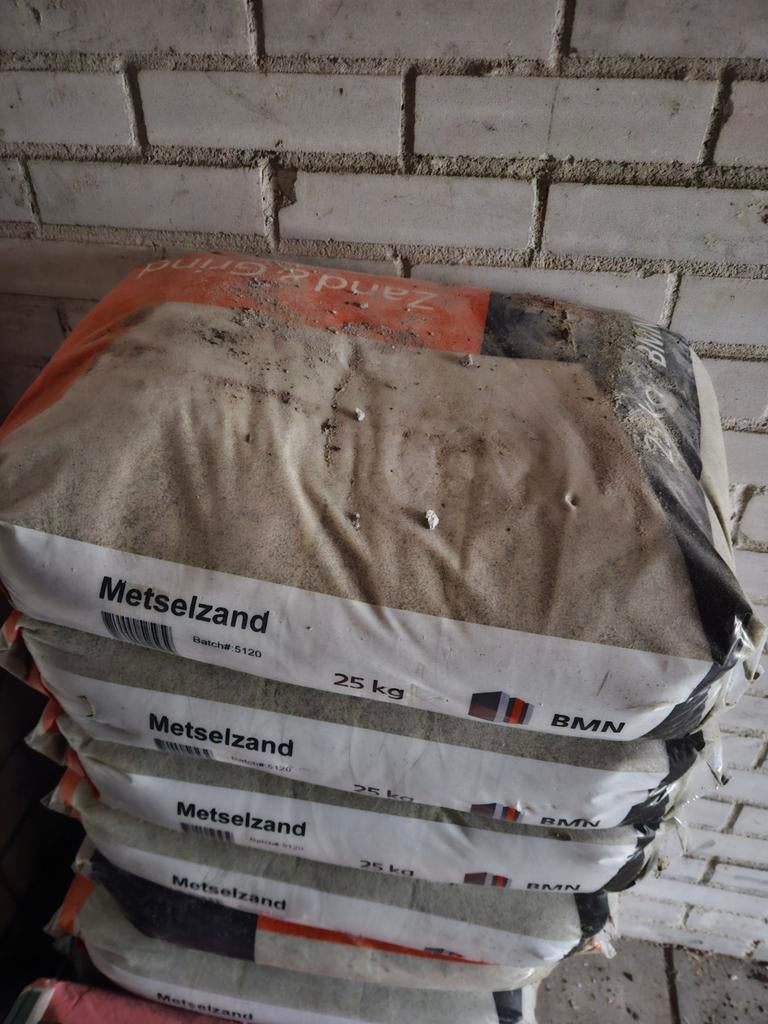 BMN Metselzand 25kg per zak - Nieuw, Ophalen, Nieuw, Metselzand