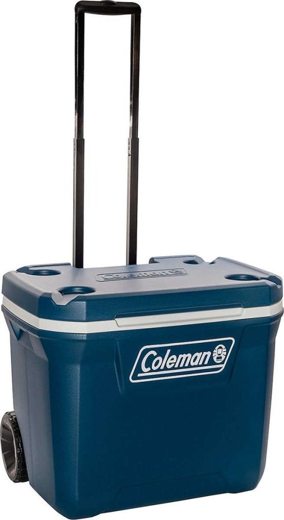 Coleman 50QT Wheeled Xtreme Cooler Blue Nieuw, Coleman, Info@coleman.com, Koelbox, Nieuw