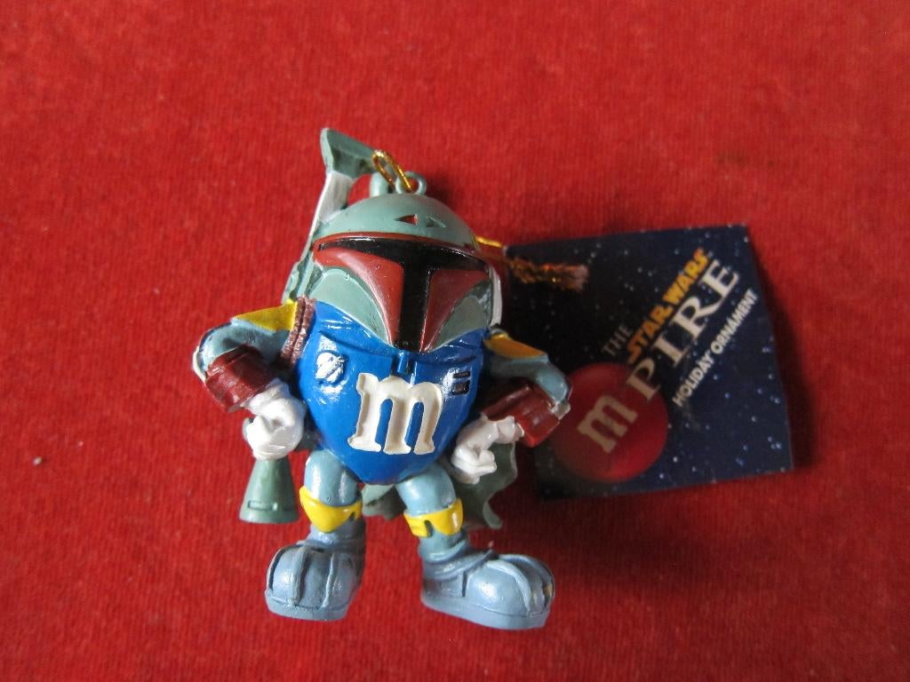 The Star Wars M&M Chocolate Mpire Holiday Ornament Boba Fett, Verzamelen, Ophalen of Verzenden, Nieuw, Actiefiguurtje