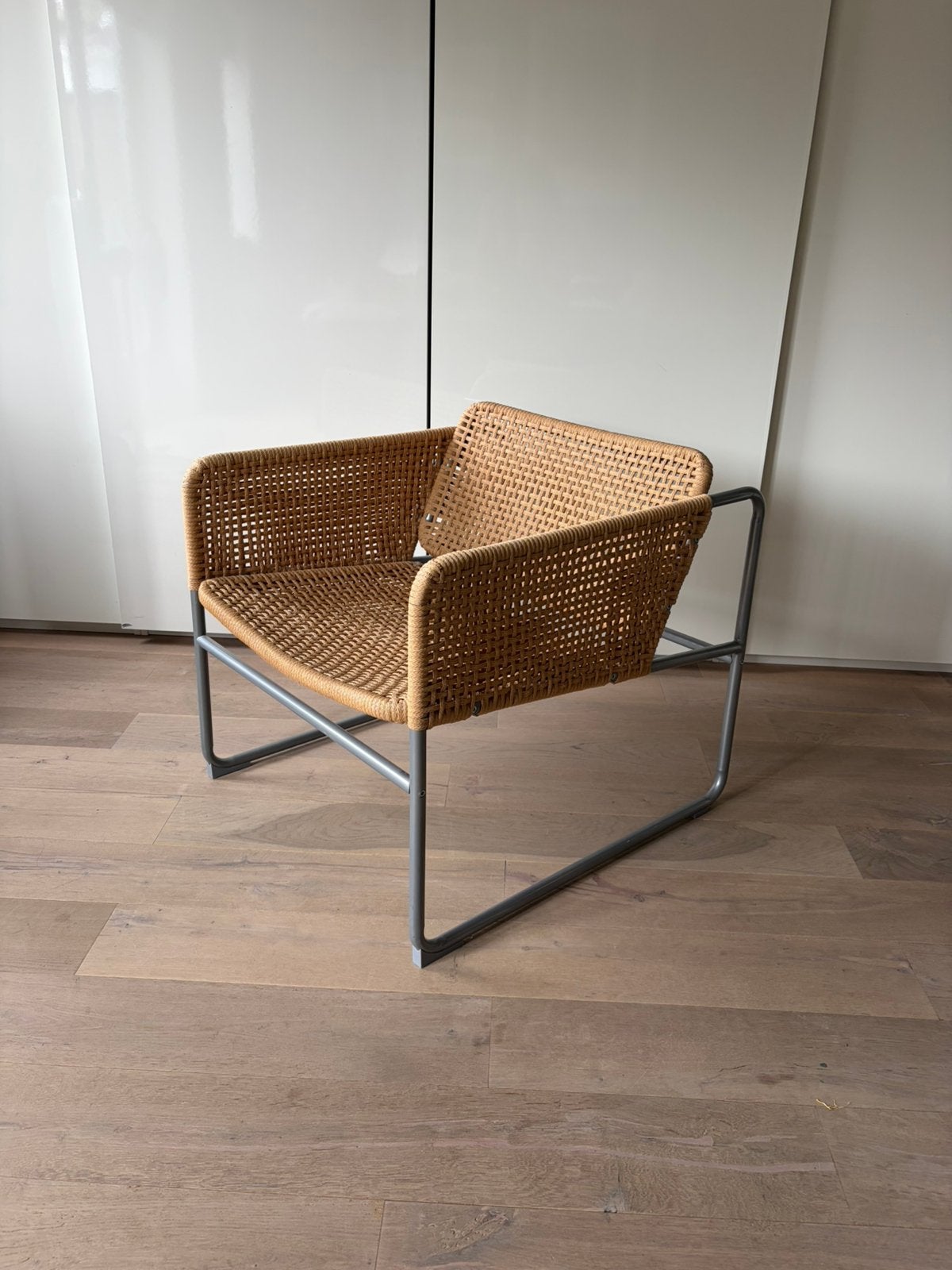 IKEA INDUSTRIELL fauteuil, Piet Hein Eek, Ophalen, Zo goed als nieuw, 75 tot 100 cm, 50 tot 75 cm