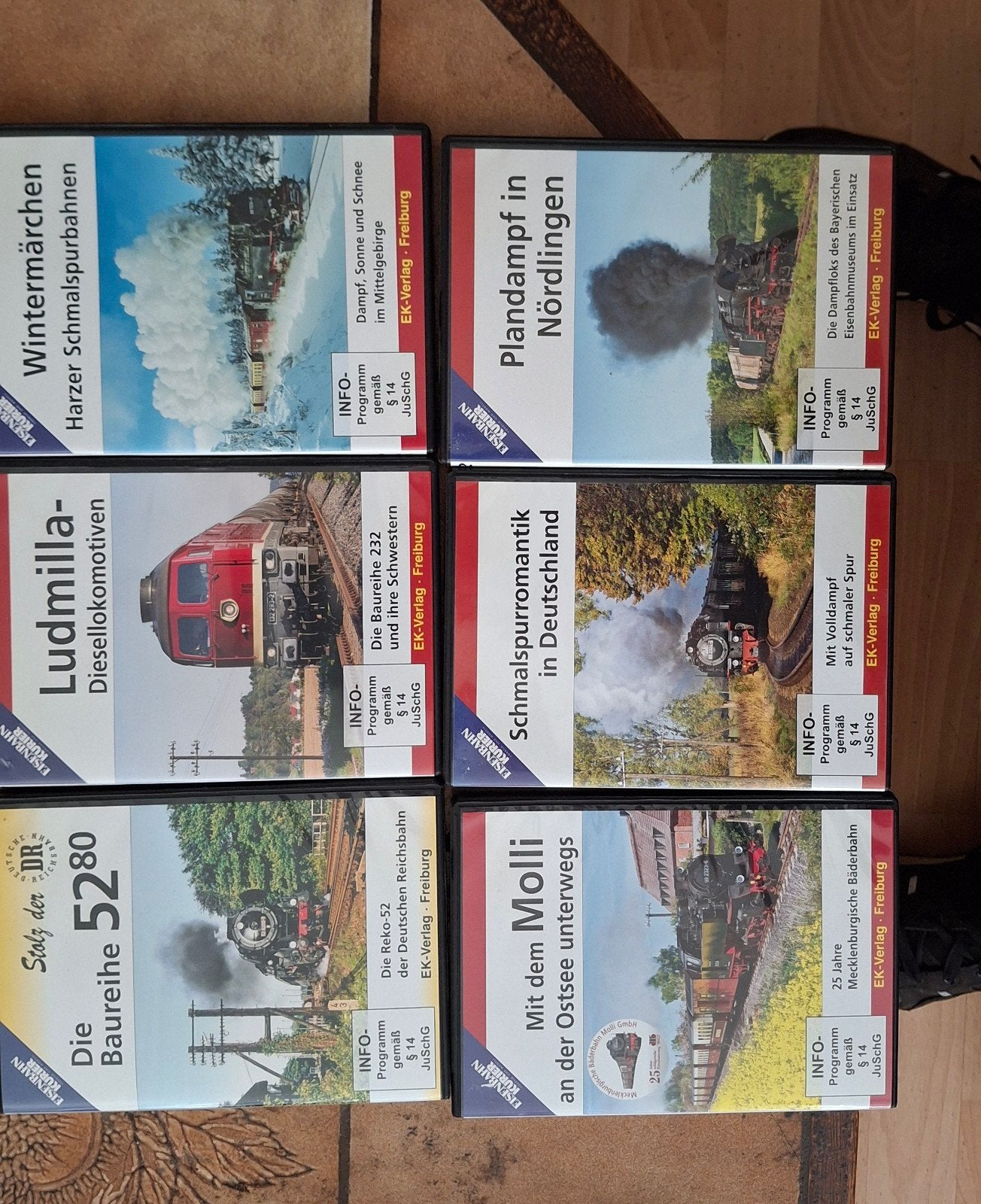 Eisenbahn Kurier DVD'S, Verzamelen, Ophalen of Verzenden, Zo goed als nieuw, Trein, Overige typen