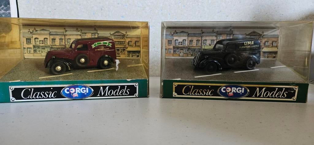 Corgi Classic Models Ford Popular Van - Set van 2, Ophalen of Verzenden, Nieuw, Auto, Corgi