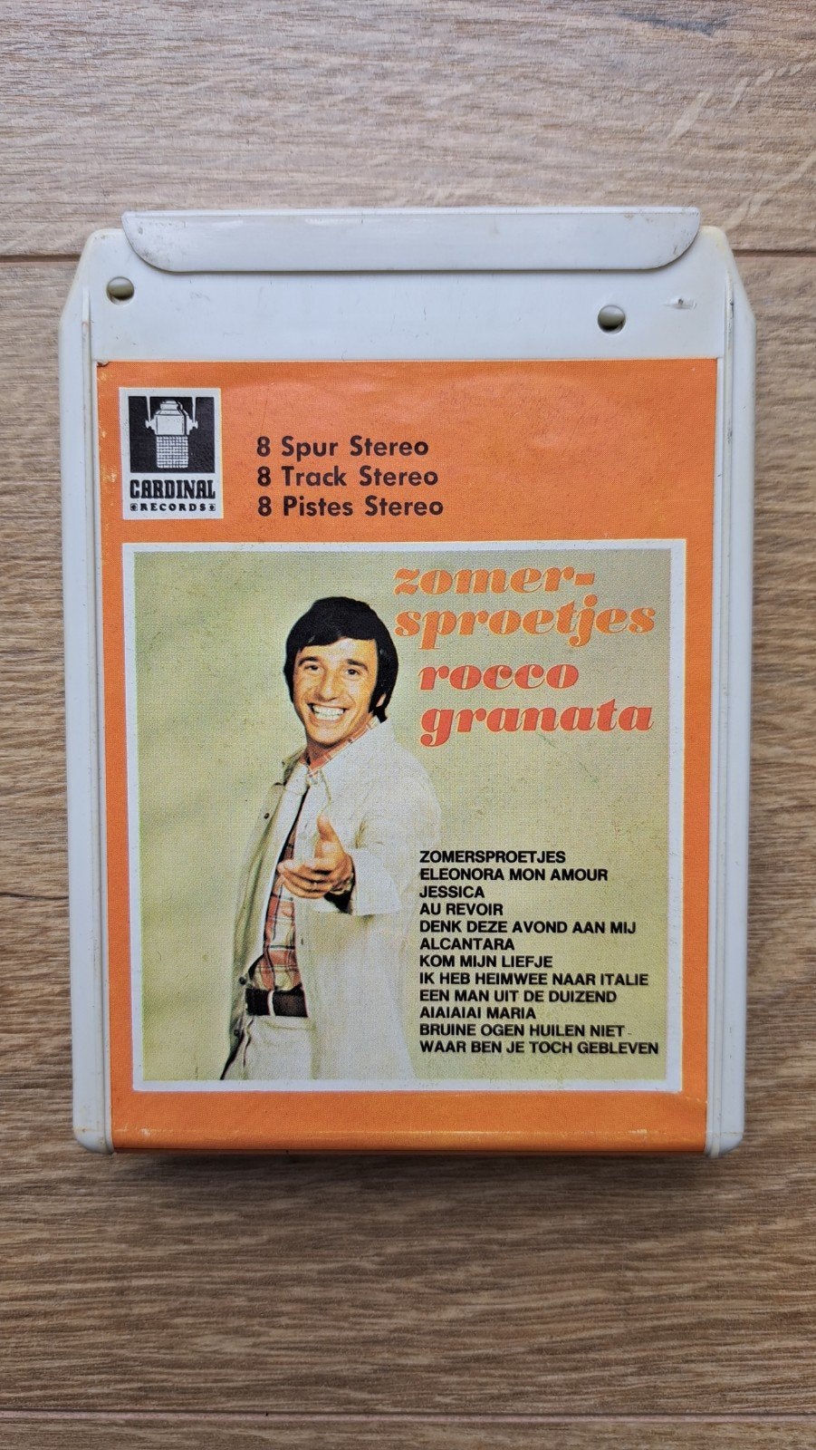 Rocco Granata - Zomersproetjes 8 Track Stereo, Cd's en Dvd's, Cassettebandjes, 1 bandje, Ophalen of Verzenden, Zo goed als nieuw
