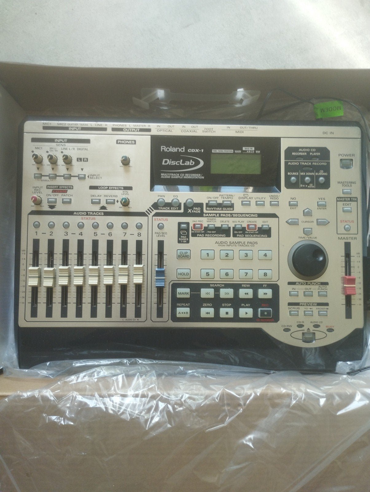 Roland CDX-1 DiscLab Multitrack CD Recorder/Sampler, Muziek en Instrumenten, Gebruikt, Roland, Met midi-aansluiting, Overige aantallen