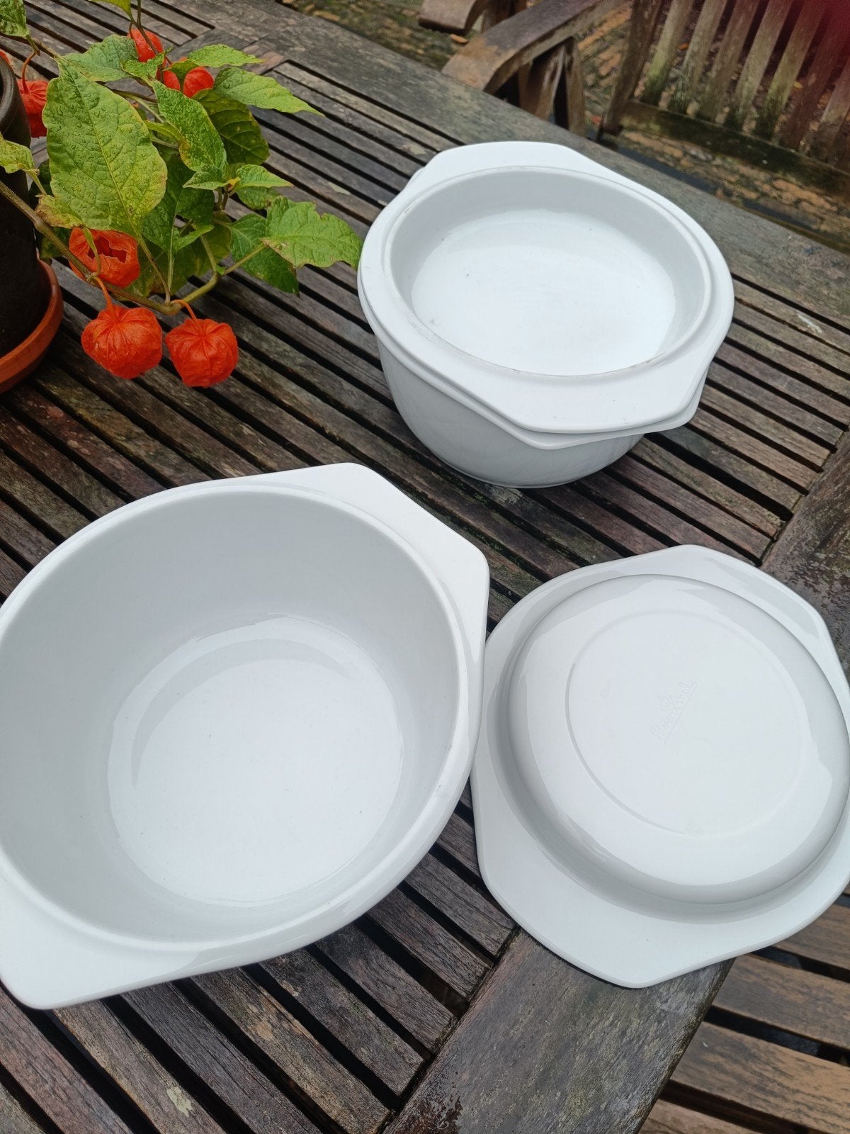 2 mooie Rosenthal dekschalen, Tapio Wirkkala, Ophalen of Verzenden, Overige stijlen, Porselein, Schaal of Schalen