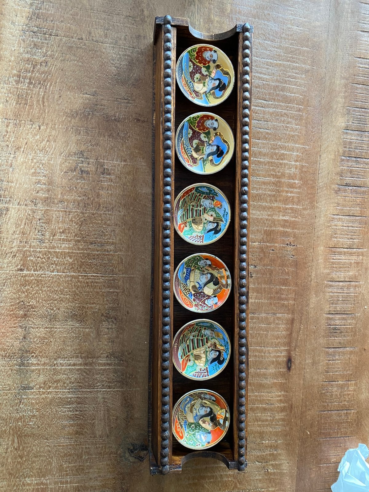 Vintage schaaltjes Satzuma stijl, Ophalen