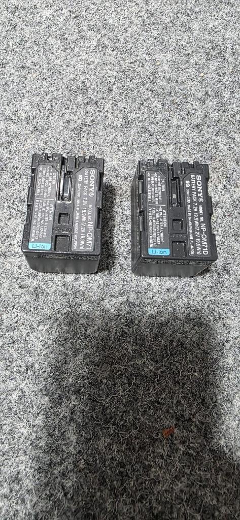Sony NP-QM71 EN NP-QM71D Batterijen. Origineel, Audio, Tv en Foto, Videocamera's Digitaal, 20x of meer, Ophalen of Verzenden, Sony