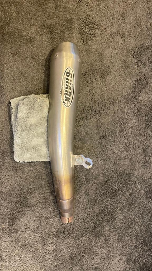 Suzuki gsxr 1000 K5 Shark uitlaatdemper, Motoren, Ophalen of Verzenden, Gebruikt