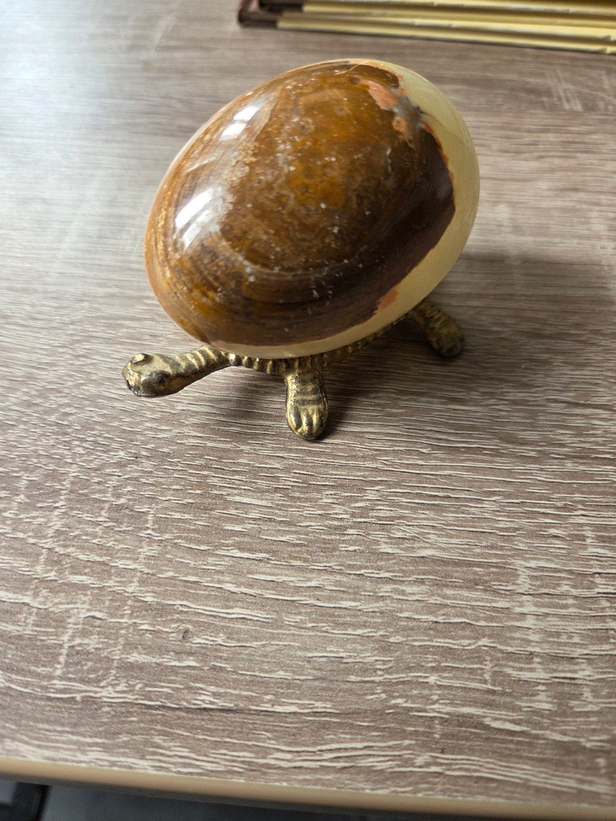 Onyx ei met schildpad, Ophalen of Verzenden
