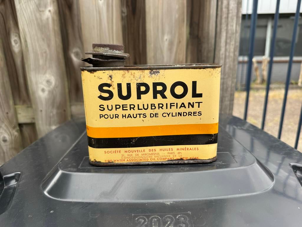 Vintage Suprol Olieblik - Decoratief Verzamelobject, Ophalen