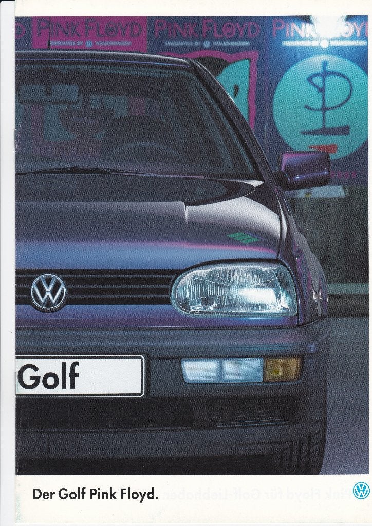 Volkswagen Golf 3 Pink Floyd folder, Ophalen of Verzenden, Zo goed als nieuw, Volkswagen