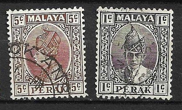 MALEISIE PERAK, Ophalen of Verzenden, Gestempeld, Zuidoost-Azië