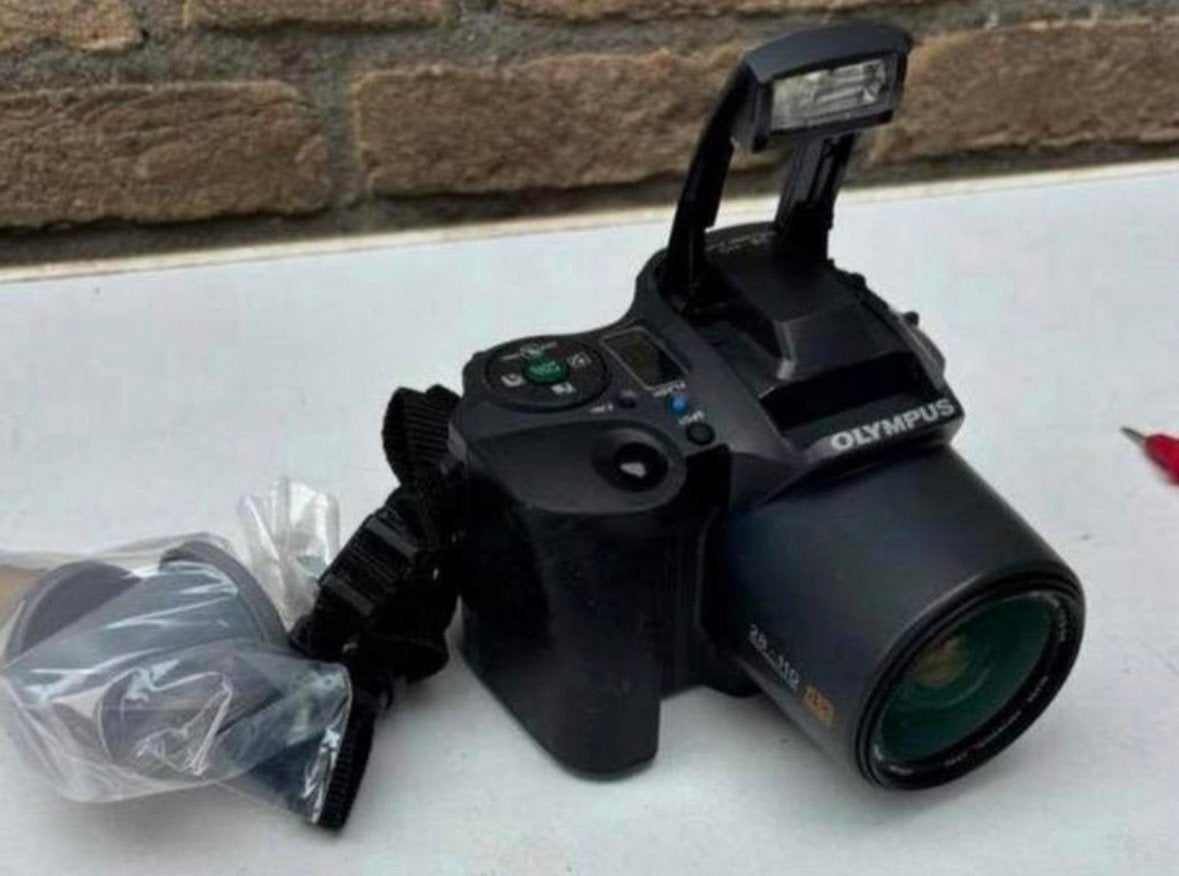 Olympus IS-10 35mm filmcamera autofocus 28-110mm AF zoomlens, Audio, Tv en Foto, Fotocamera's Analoog, Ophalen of Verzenden, Gebruikt