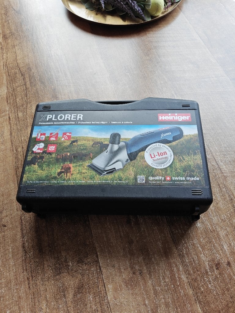 Heiniger XPlorer Tondeuse, Heiniger, Ophalen of Verzenden, Gebruikt, Scheerapparatuur