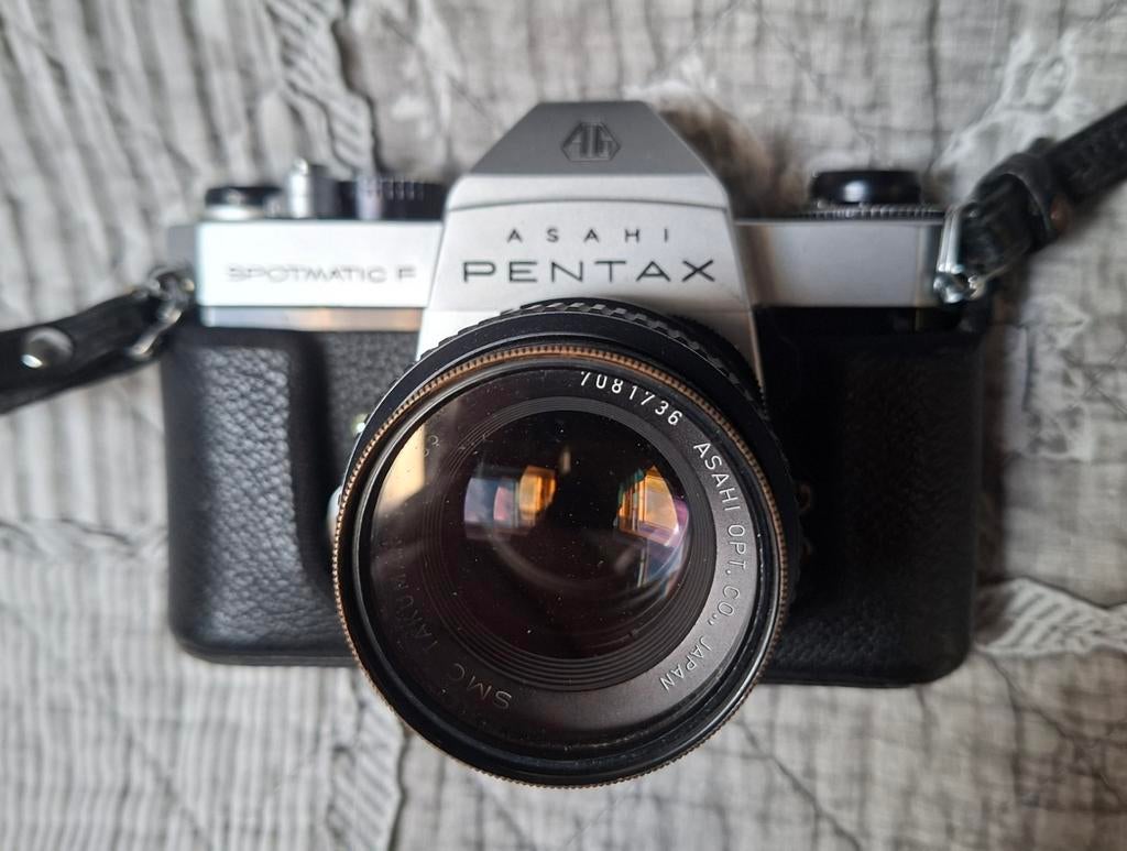 Pentax Asahi spotmatic F, Ophalen of Verzenden, Spiegelreflex, Pentax