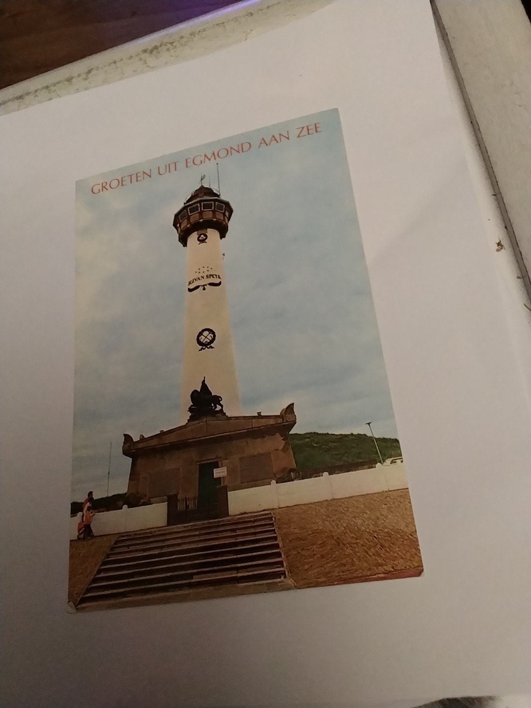 Ansichtkaart Egmond aan Zee - Vuurtoren J.C.J. van Speijk, Ophalen of Verzenden