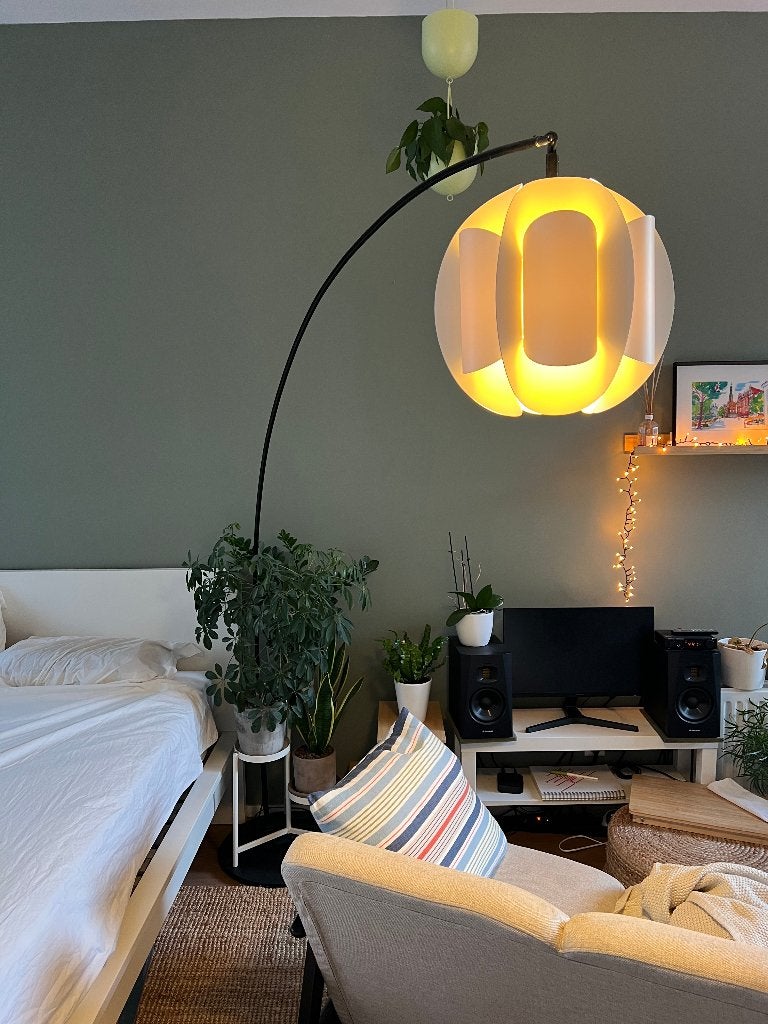 Vloerlamp Ikea "SKAFTET", Ophalen, E27 (groot), Zo goed als nieuw, Modern