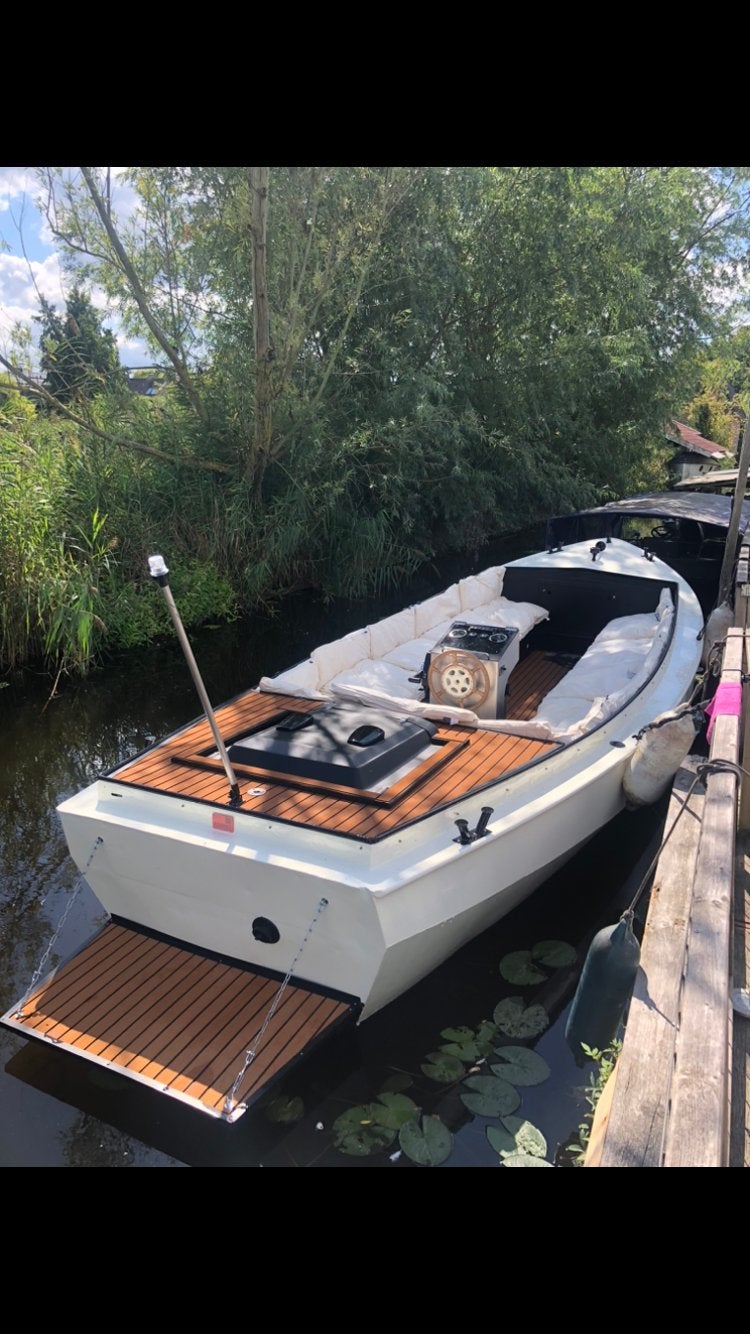 Luxe nette sloep, Watersport en Boten, Ophalen, Consoleboot, Aluminium, Anker