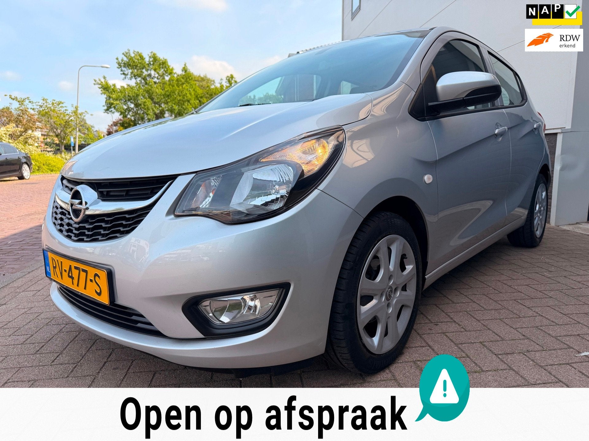 Opel KARL 1.0 ecoFLEX Edition/Cruise-c/Airco/PDC/Volledig-on, Voorwielaandrijving, 839 kg, Gebruikt, Euro 6