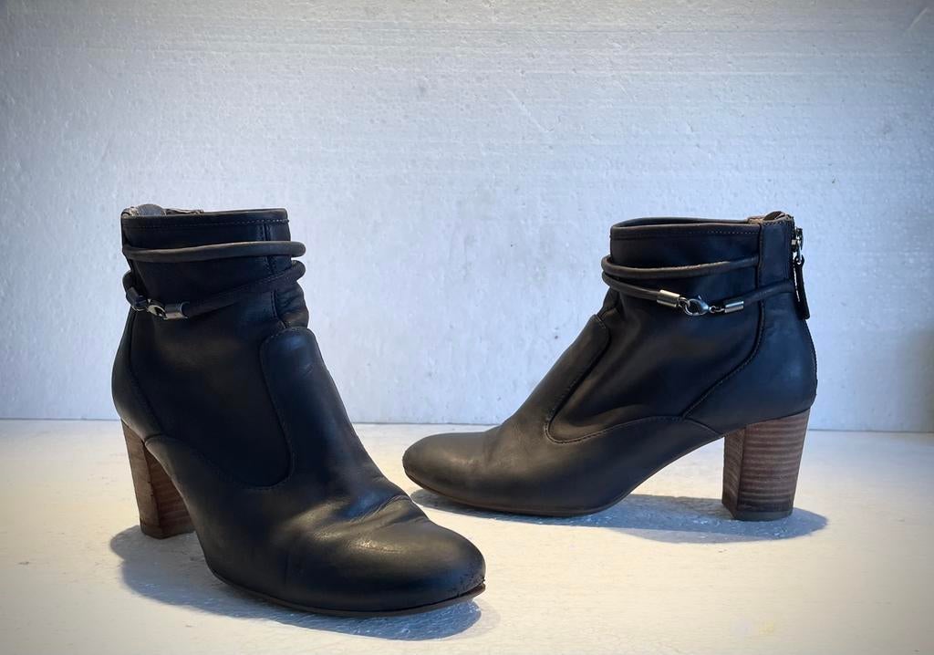 Ecco Comfort enkel laarzen zwart 36, Zwart, Ophalen of Verzenden, Zo goed als nieuw, Schoenen met hoge hakken