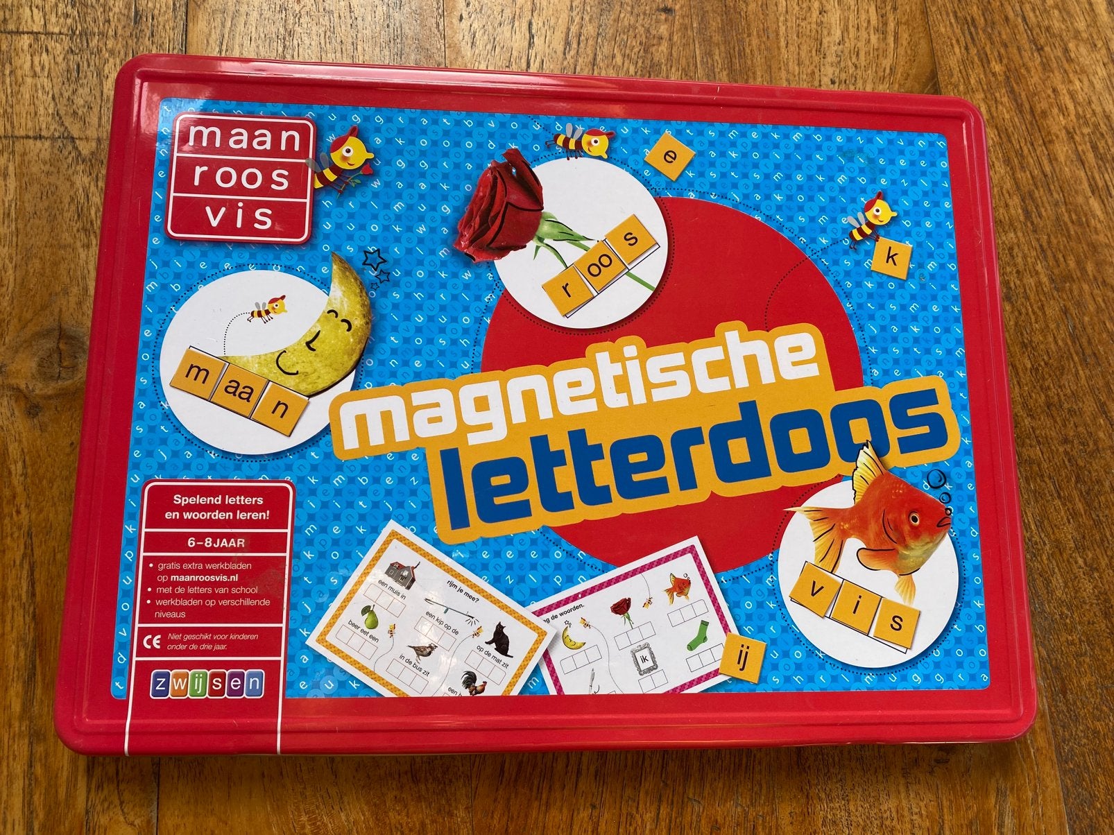 Magnetische letterdoos van Zwijsen, Kinderen en Baby's, Ophalen of Verzenden, Gebruikt, Taal en Lezen