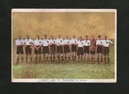 Voetbalplaatje NAC Breda Jaren 20/30., Ophalen of Verzenden, Zo goed als nieuw