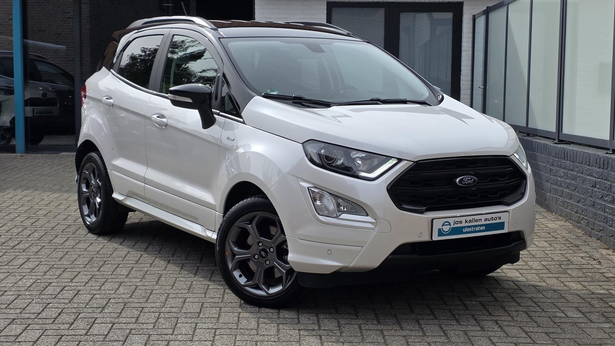 Ford EcoSport 1.0 EcoBoost ST-Line Black Navi, PDC, Camera,, Auto's, Voorwielaandrijving, Dealer onderhouden, 125 pk, Gebruikt
