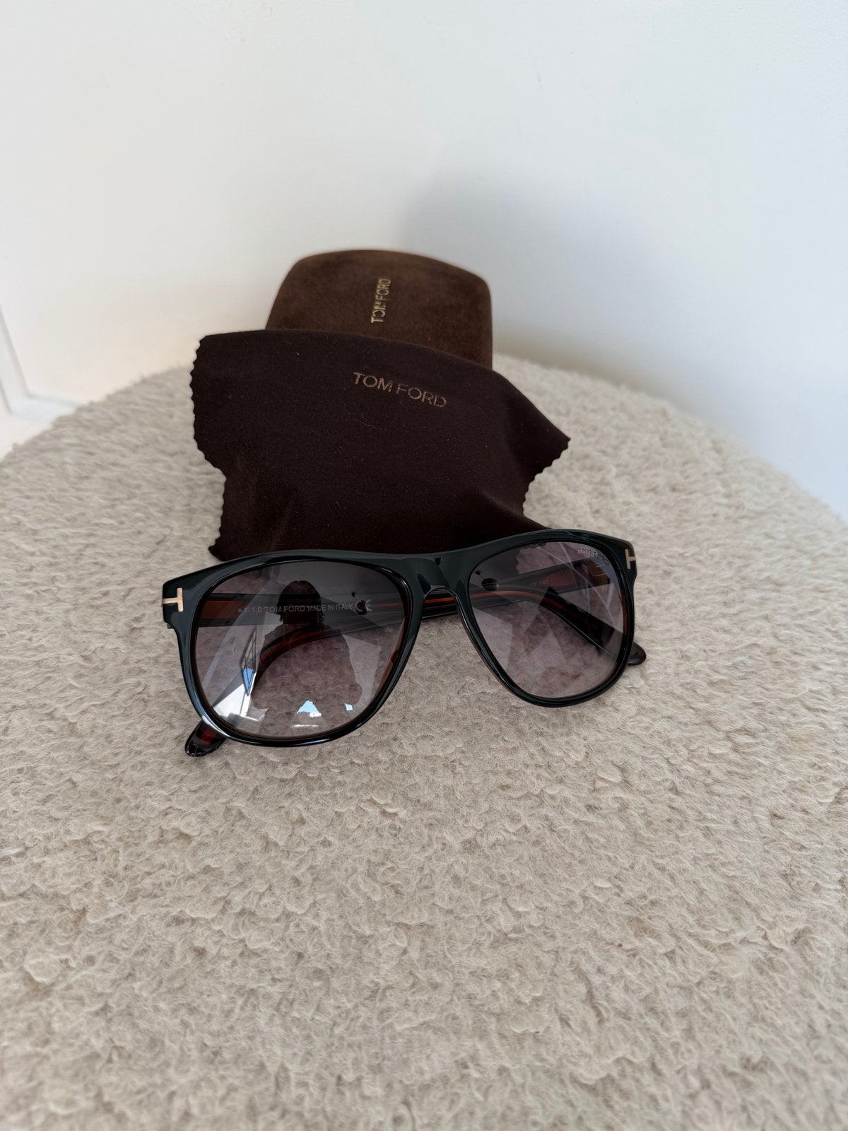 Tom Ford Olivier Zonnebril - 100% Origineel en Nieuw, Overige merken, Zonnebril, Zwart, Ophalen of Verzenden