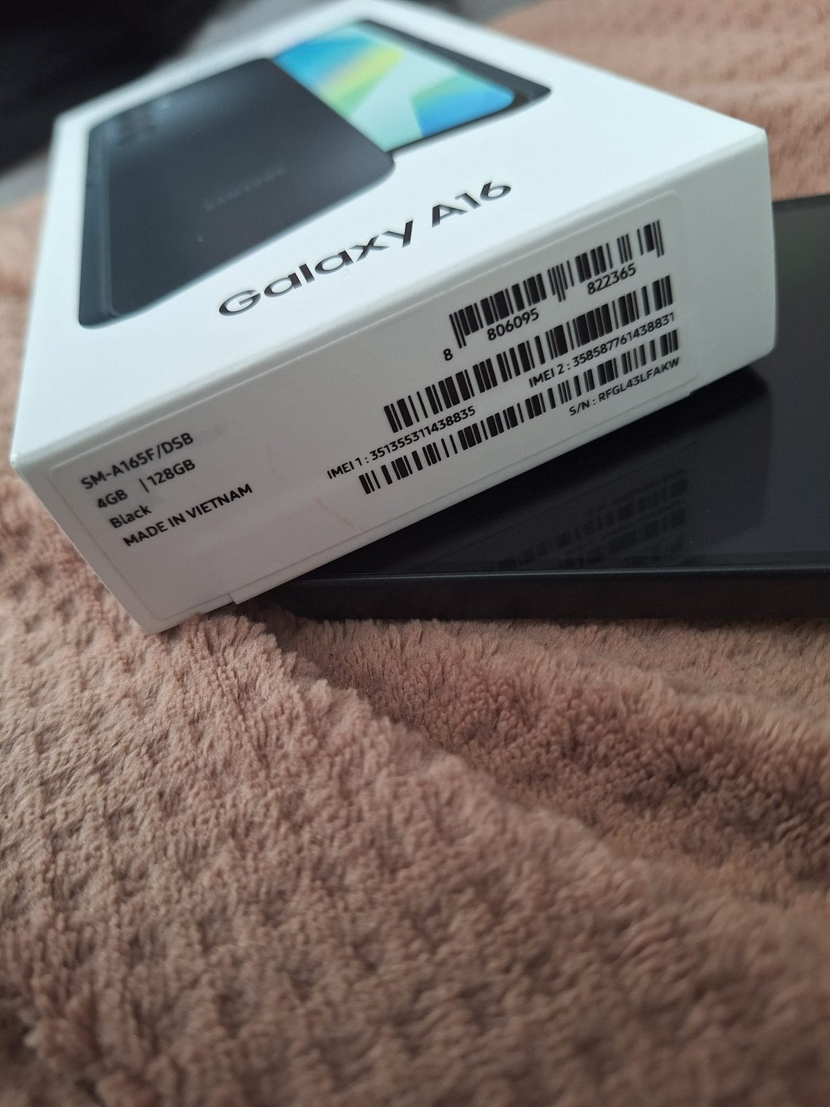 Samsung Galaxy A16 4G 128GB, Ophalen, Zo goed als nieuw, Zwart, 128 GB