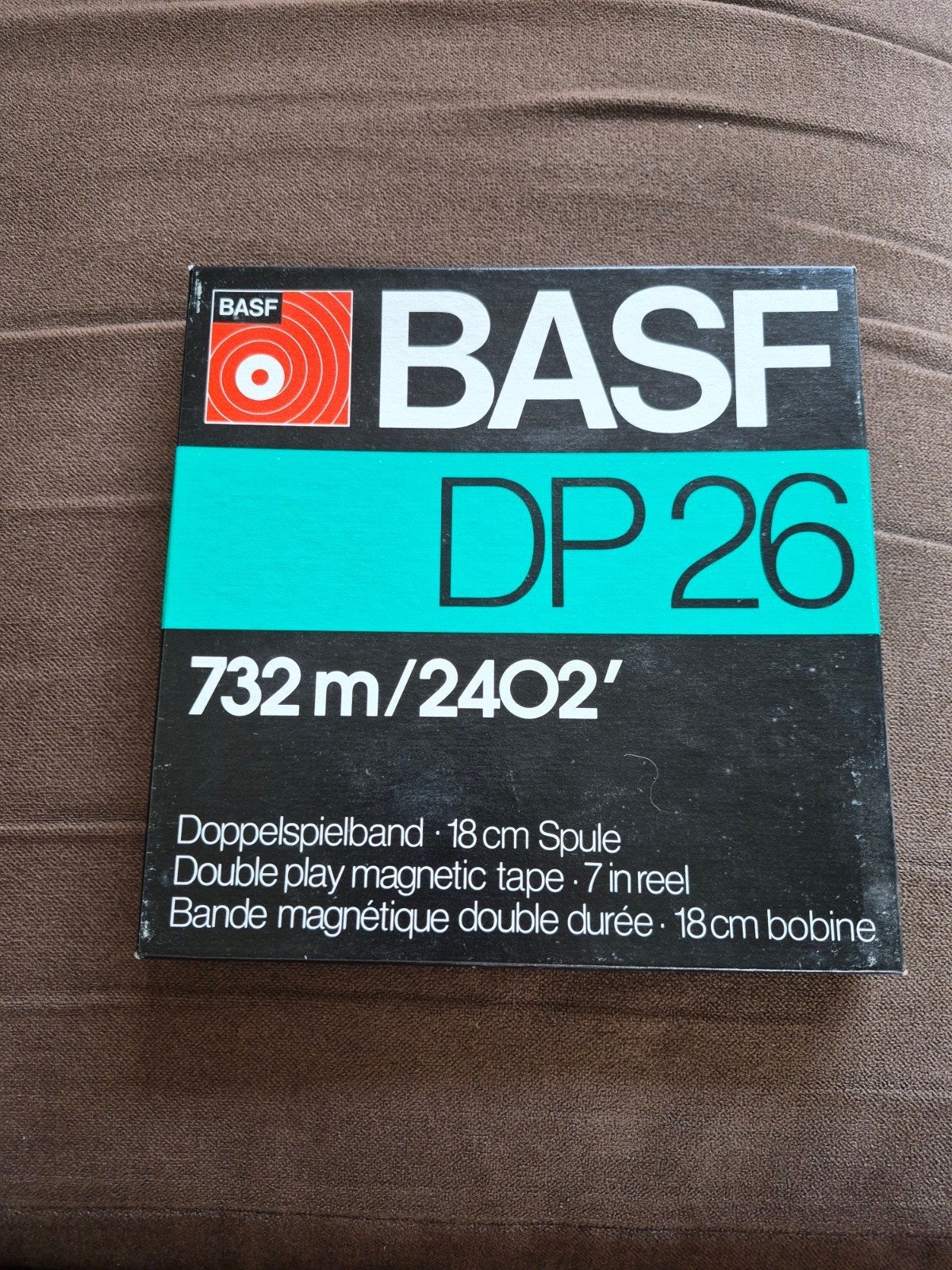 Nieuw, verzegeld BASF DP26 dubbel speelband 732m/2402', Ophalen of Verzenden