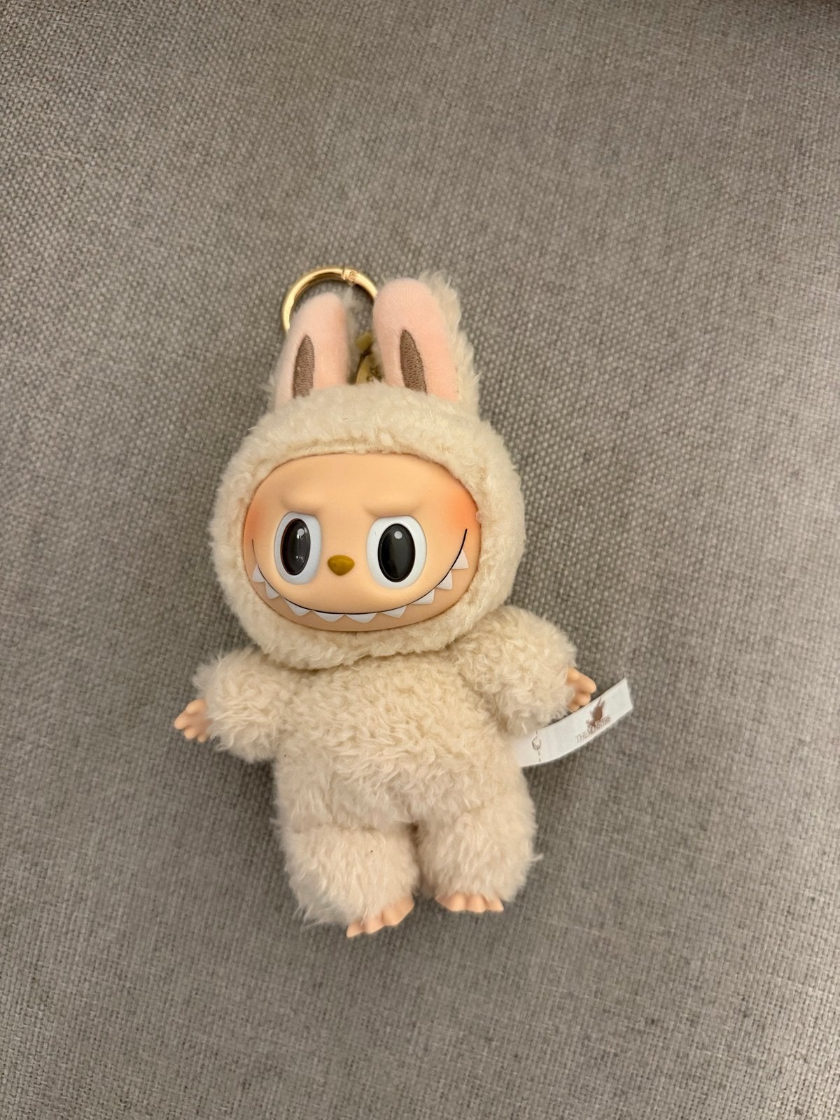 Pop Mart The Monsters Labubu Pluche Sleutelhanger, Verzamelen, Ophalen, Zo goed als nieuw, Knuffel of Figuurtje