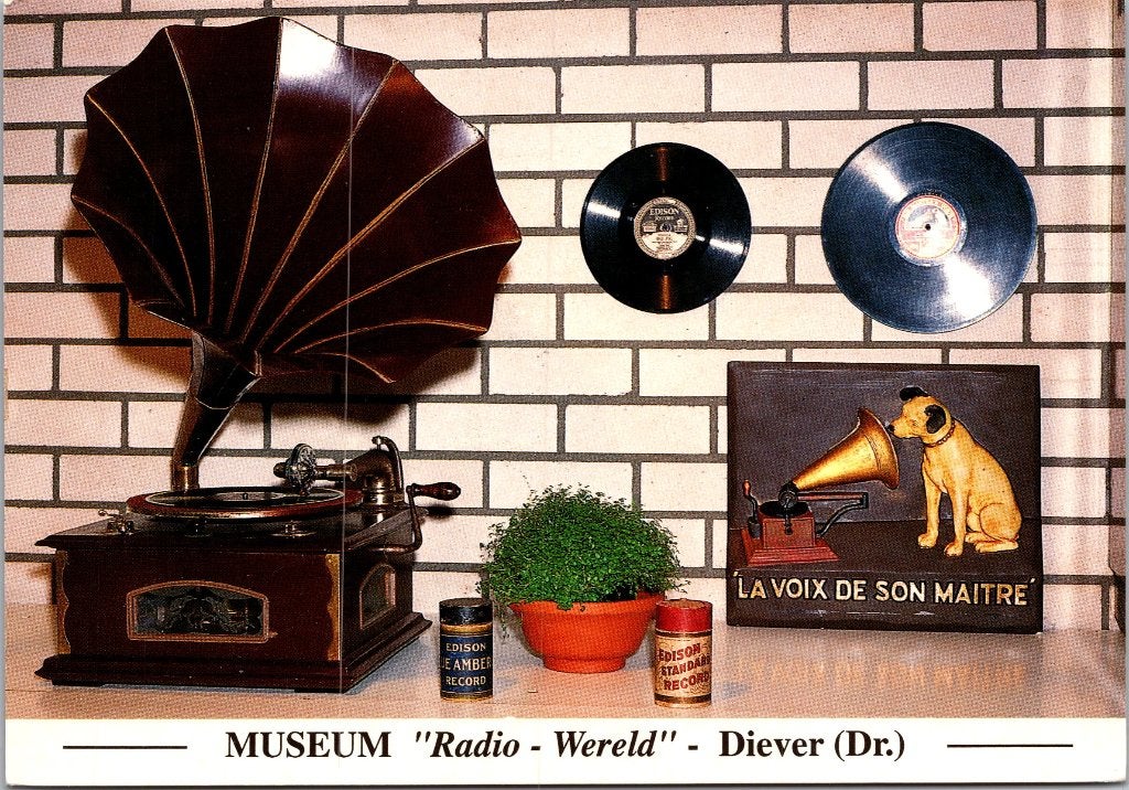 Diever - 3 ansichtkaarten Museum Radio Wereld, Verzenden, 1960 tot 1980, Ongelopen, Drenthe