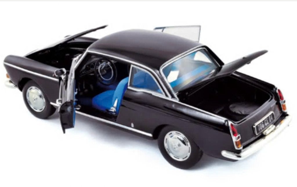 Peugeot 404 Coupe 1967 ZWART schaal 1/18 NOREV ref: 184778, Ophalen of Verzenden, Nieuw, Auto, Norev
