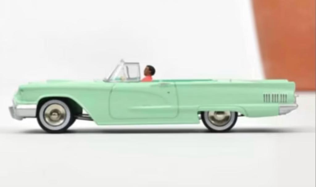 Ford Thunderbird 1960 GROEN NOREV / DINKY 1:43 ref. CL2711, Verzenden, Nieuw, Auto, Norev