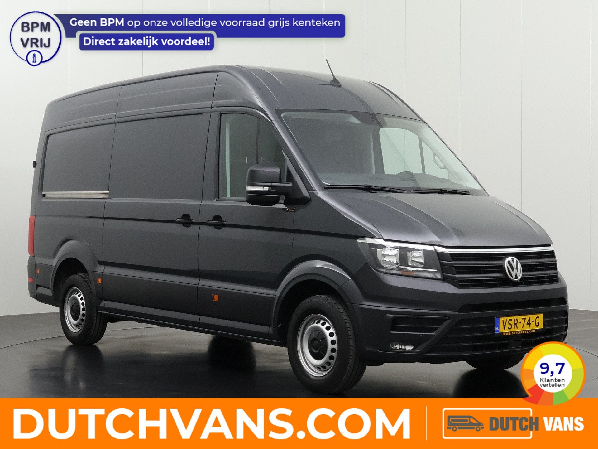 Volkswagen Crafter 2.0TDI 140PK L3H3 Highline | Navigatie |, Dealer onderhouden, Stof, Gebruikt, 4 cilinders