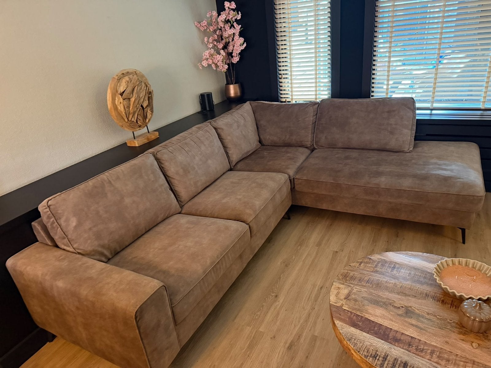 Moderne Hoekbank - Comfortabel en Stijlvol, Ophalen, Hoekbank, Zo goed als nieuw, 200 tot 250 cm