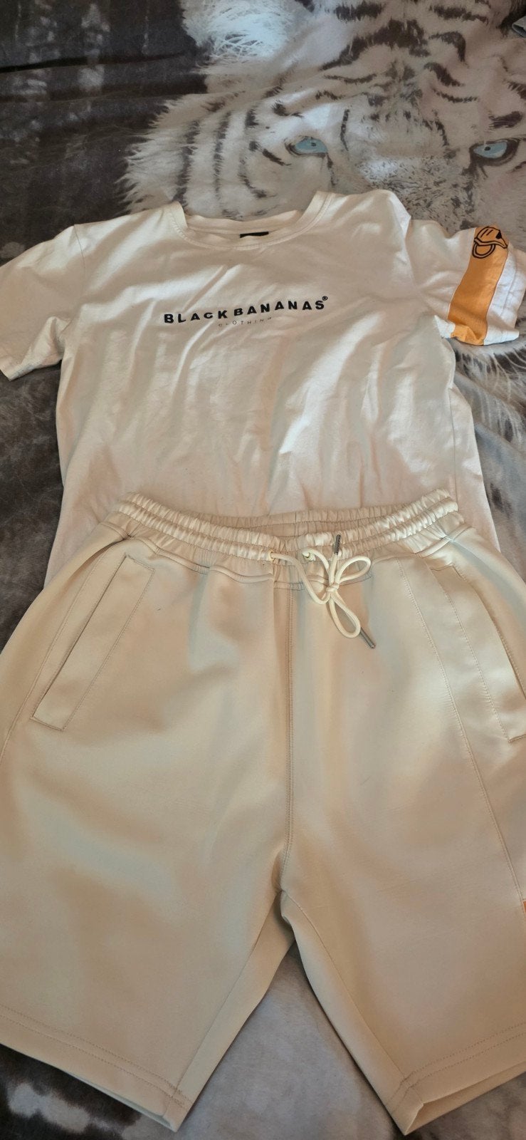 Black Bananas T-shirt & Korte Broek Maat M, Maat 48/50 (M), Zwart, Ophalen of Verzenden, Black Bananas