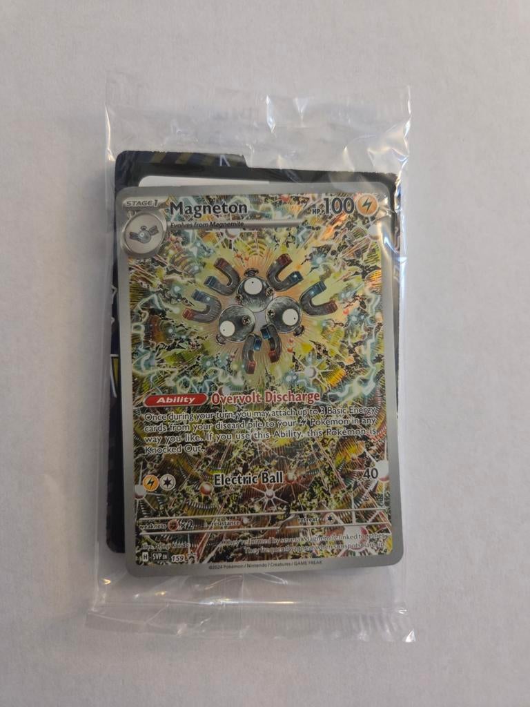 Magneton SVP 159 Full Art Pokémon Kaart, Ophalen of Verzenden, Nieuw, Losse kaart, Foil