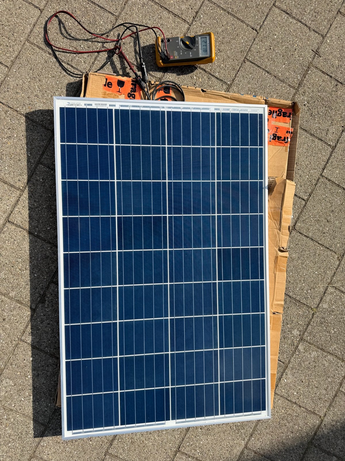 Nieuw zonnenpaneel Solar Panel 115W 12V camper boot off grid, Ophalen, Nieuw
